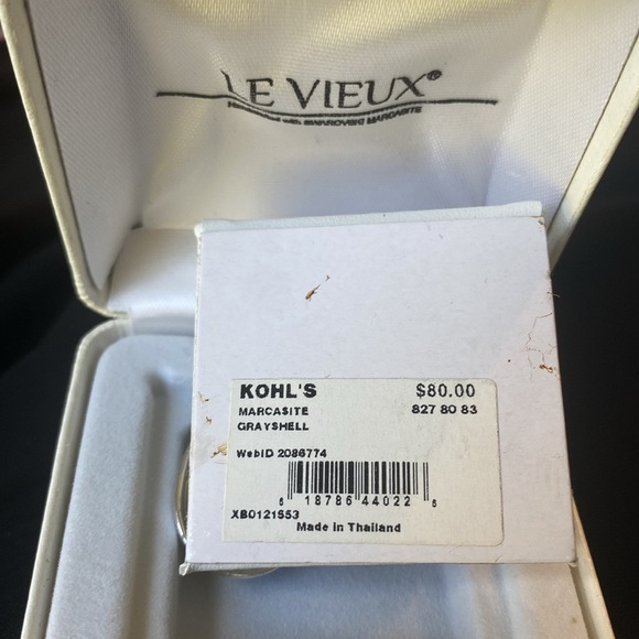 Genuine Marcasite and Pauashell Dangle Earrings - Picture 3 of 5